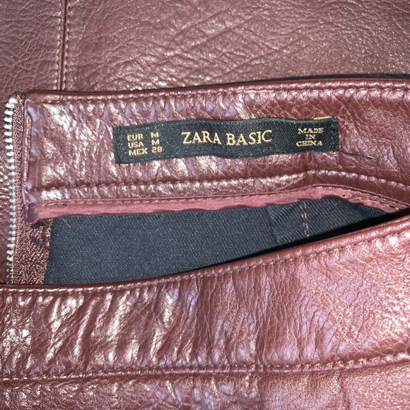 Zara faux leather skirt - Picture 5 of 5